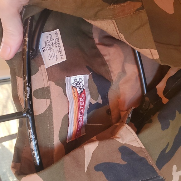 Winchester camouflage Long Sleeve Button Up Shirt Size M - Picture 2 of 12